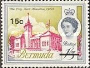 City Hall, Hamilton 1960 - surcharged