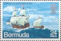 "Deliverance" and "Patience" under sail, 1610