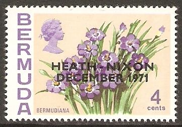"Bermudiana" - overprinted