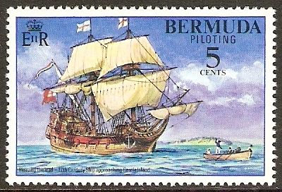 Sailing Ship, 17th century, Approaching Castle Island