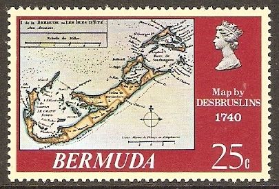 Old Map of Bermuda by John Seller, 1685