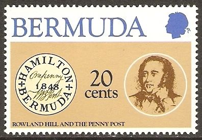 Perot provisional stamp of 1848 and Rowland Hill