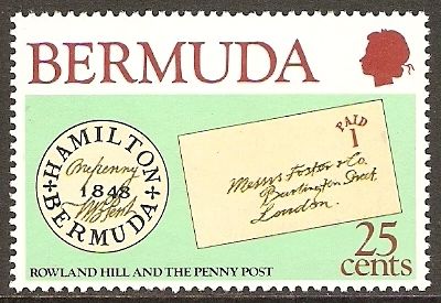 Perot provisional stamp of 1848 & "Paid 1" marking on cover