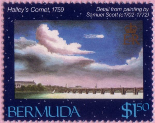 Painting by Samuel Scott, 1759
