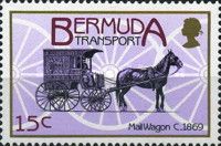 Mail wagon, c. 1869