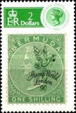 No. BM6 Overprinted