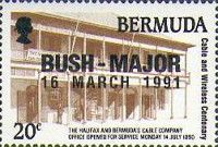 Office - overprinted "BUSH-MAJOR / 16 MARCH 1991"