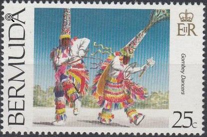 Gombey dancers