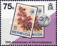 Stamps and 1970 coin with SN# 262 stamp