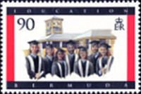 Students in graduation gowns