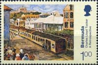Train in Front Street, Hamilton