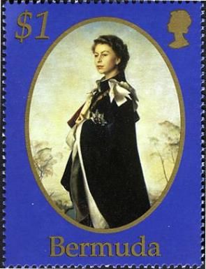 1955 portrait by Annigoni