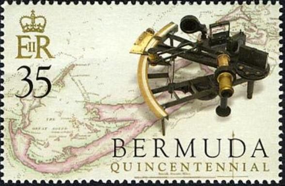 Map of Bermuda and Sextant