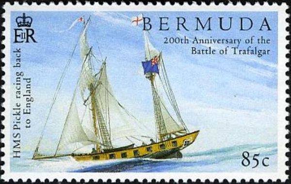 HMS Pickle racing back to England