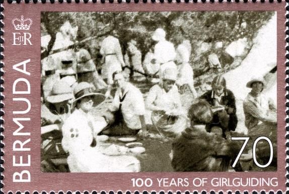 Girl Guides camping