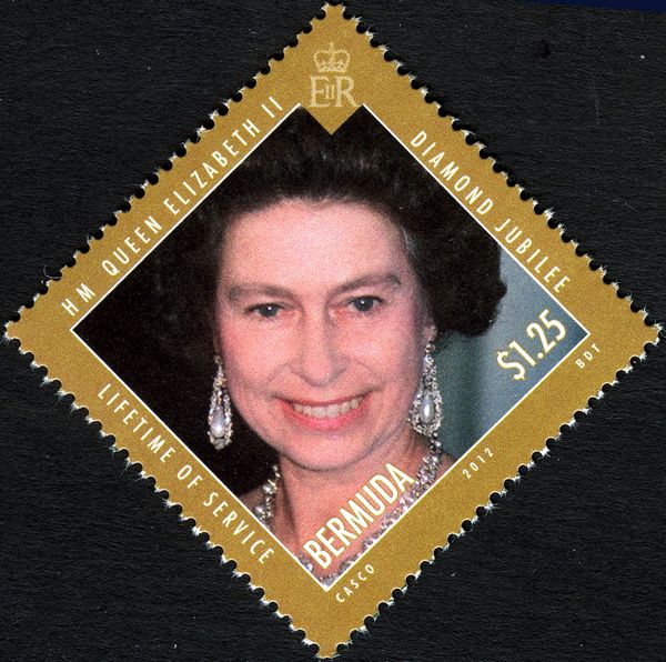Queen at a State Banquet in grounds of the White House