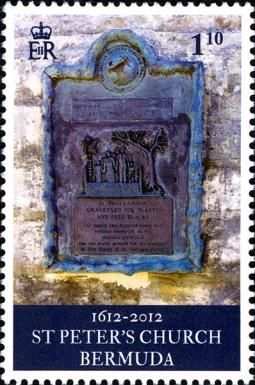 Bronze plaque for graveyard for blacks and slaves