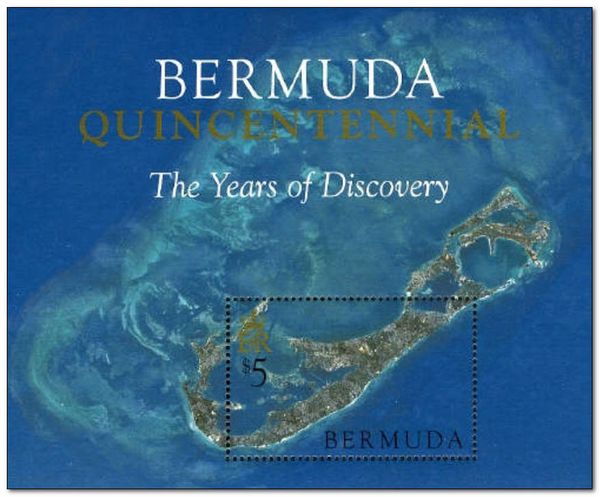 Aerial photograph of Bermuda