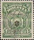 Coat of Arms (Octubre 2 1927 overprint)
