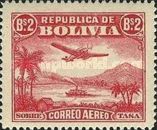 Aircraft over Lake Titicaca