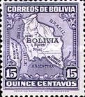 Map of Bolivia (with imprint)