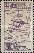 Transport Planes over Map of Bolivia