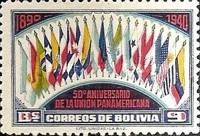 Flags of 21 American Republics