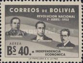 G.Villarroel, V.Paz Estenssoro and H.Siles Zuazo