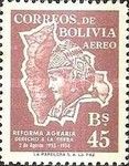 Highlander inside Map of Bolivia