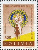 Rotary Emblem and nurse with children