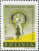 Rotary Emblem and nurse with children