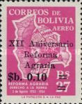 Highlander on Map of Bolivia - surcharged