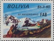 Cargo Airplane over Andes