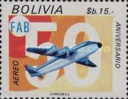 Civil Airplane over number 50