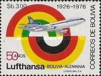 DC-10, National colors of Bolivia and Germany