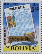 Front page of the newspaper "Presencia"