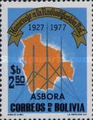 Map of Bolivia, masts