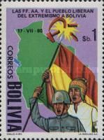 Soldier and farmer with flag
