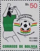 Football players, map of South America