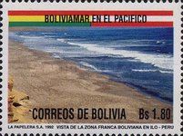 Pacific Coast in the free trade zone in Ilo