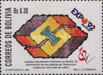 Logo Pavilion Bolivia in Expo 92