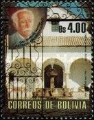 Joaquin Gantier Valda, with "House of Freedom"