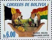 Flag of Bolivia and Belgium