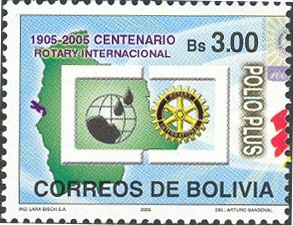 Rotary Emblem and Anti-Polio Campaign Logo