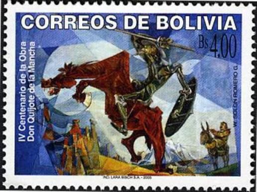 Don Quixote on Rossinante