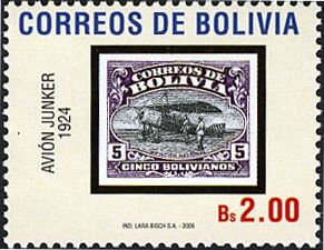 Stamp of 1924 (MI 136U)