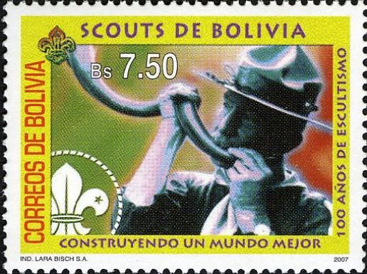Baden Powell blowing his Kudu Horn