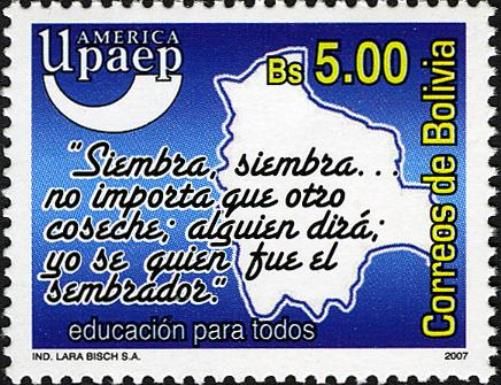 Text and Map of Bolivia