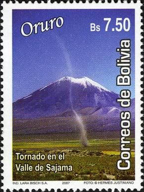 Tornado in Sajama Valley