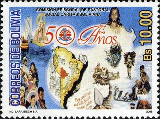 Map of South America, Jesus and Icons